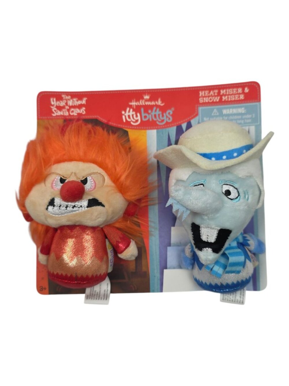 Hallmark Itty Bittys Heat & Snow Miser The Year w/o Santa Claus 2025 KDD2216 NWT